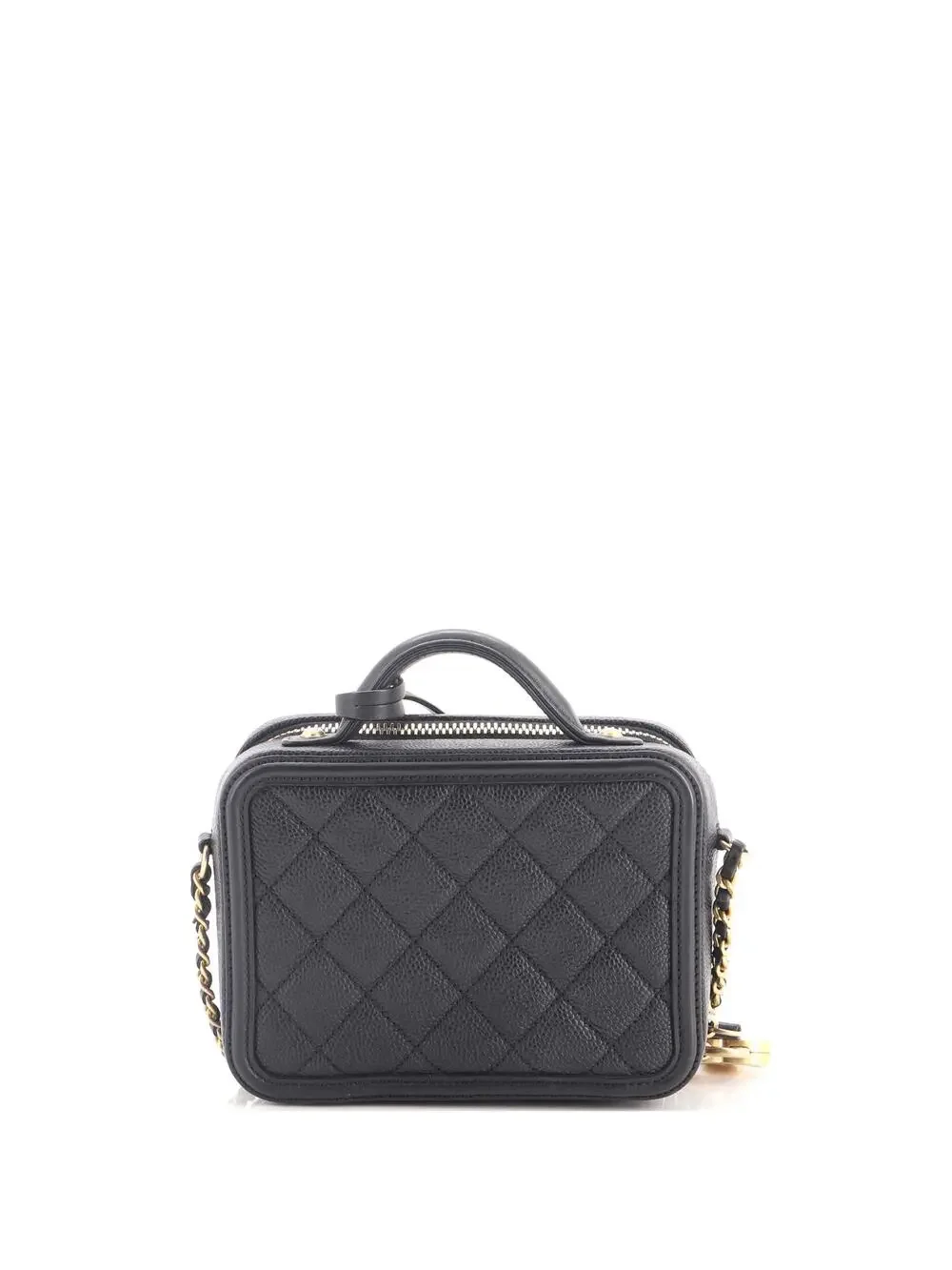 Chanel Filigree Vanity Case Quilted #343113C39B